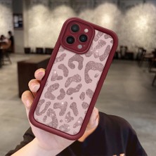 HONTINGA iPhone 14 Pro Max ile Uyumlu Kılıfı Düşüme Önleyici Basitlik Anti Düşme Kamera Korumali Inek Bordo Desen Yumuşak Silikon Telefon Kılıfı Kadın ve Erkek Için Uygundur K2-7116