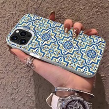 HONTINGA iPhone 14 Pro Max ile Uyumlu Kılıfı Silikon Kenar Sert Arka Düşüme Önleyici Basitlik Anti Düşme Kamera Korumali Retro Desen Telefon Kılıf Kadın ve Erkek Için Uygundur K1-0625