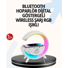 Carmella 15W Hızlı Şarj Destekli LED Atmosfer Işığı ve Alarm Fonksiyonlu Lamba RSTKN34-ESRDNS