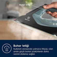 Electrolux Yüksek Performanslı Buharlı Ütü, Pratik ve Güçlü Temizlik Için