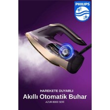 Allians 8000 Serisi Azur Buharlı Ütü, Optimaltemp Teknolojisi, Steamglide Elite Taban