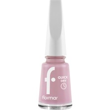 Flormar Quick Dry Hızlı Kuruyan İnce Yapılı & Parlak Bitişli Oje (QD54 Always Pink) 8682536074186