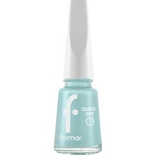 Flormar Quick Dry Hızlı Kuruyan Ince Yapılı & Parlak Bitişli Oje (QD44 Mermaid) 8682536040563