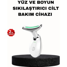 E-Woman Ems Mikro Akım Yüz ve Boyun Sıkılaştırıcı Cihaz 7000 Vpm Titreşim Isı Terapili - Lisinya
