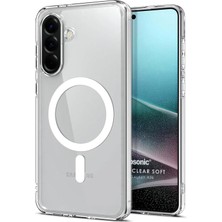 Microsonic Samsung Galaxy A17 Kılıf Magsafe Clear Sararmaz Şeffaf