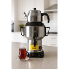 Allians 4,5 Litre Elektrikli Semaver, Gizli Rezistans, Paslanmaz Çelik, Kaliteli Tasarım