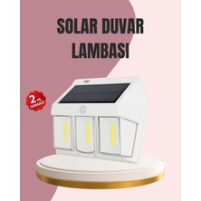 E-Woman Güneş Enerjili Bahçe ve Duvar Aydınlatma – BK-618-3 LED Lamba - Lisinya