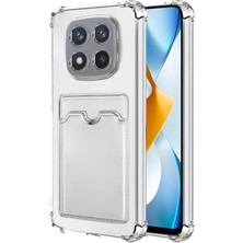 Microsonic Xiaomi Poco X7 Card Slot Shock Kılıf Şeffaf