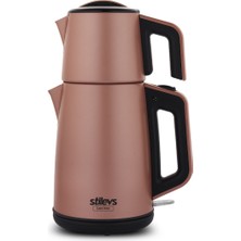 Stilevs Paslanmaz Çelik Çay Makinesi, Modern ve Şık Tasarım