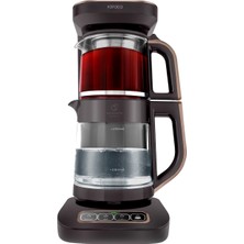 Allians Akıllı 4'ü Birlikte Cam Çay Makinesi, Walnut Brown, Konuşan, Robotea Pro