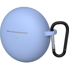 Microsonic Huawei Freebuds 7i Mat Silikon Kılıf Mavi