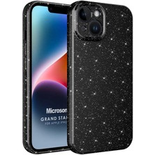 Microsonic Apple iPhone 14 Kılıf Grand Stardust Siyah