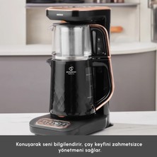 Allians 4'ü 1 Arada Cam Demlikli Çay Makinesi, Aile Boyu Kullanım Keyfi