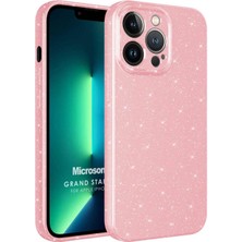 Microsonic Apple iPhone 13 Pro Max Kılıf Grand Stardust Pembe