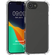 Microsonic Apple iPhone 16E Kılıf Shock Absorbing Şeffaf