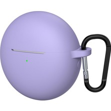 Microsonic Huawei Freebuds 7i Mat Silikon Kılıf Lila