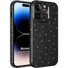 Microsonic Apple iPhone 14 Pro Max Kılıf Grand Stardust Siyah