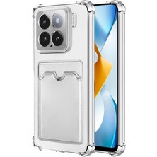Microsonic Xiaomi 15 Card Slot Shock Kılıf Şeffaf