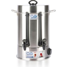 Allians Elektrikli Termostatlı Paslanmaz Çelik Semaver 60 Bardak, Dayanıklı ve Şık Tasarım