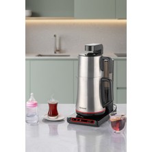 Allians Pratik ve Şık Otomatik Çay Makinesi 1786H Siyah