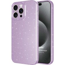 Microsonic Apple iPhone 15 Pro Max Kılıf Grand Stardust Lila