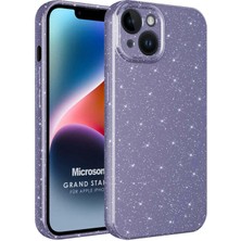 Microsonic Apple iPhone 14 Kılıf Grand Stardust Mor