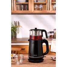 Allians Pratik Siyah Çay Makinesi, Hızlı ve Kolay Demleme Keyfi