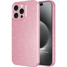 Microsonic Apple iPhone 15 Pro Max Kılıf Grand Stardust Pembe
