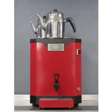 Allians Eko Çay Semaveri, 2 Demlikli, 22 Litre, Şık ve Kullanışlı Tasarım