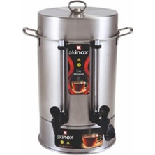 Allians 40 Bardak Kapasiteli Paslanmaz Çelik Çay Otomatı ve Semaver Kazanı
