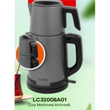 Allians Modern Antrasit Çay Makinesi, Şık ve Kullanışlı Tasarım