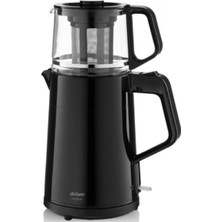 Allians Siyah Teblend Çay Makinesi - Şık ve Kullanışlı Tasarım