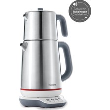 Allians Dijital Dokunmatik Çay ve Mama Makinesi, Şık Metalik Tasarım