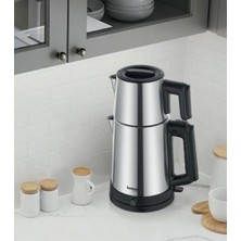 Allians Şık ve Dayanıklı Büyük Çelik Çay Makinesi, Modern Tasarım ve Kullanım Kolaylığı