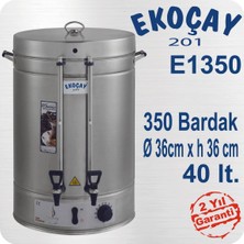 Allians 350 Bardak Kapasiteli Gümüş Çay Makinesi ve Semaver Seti