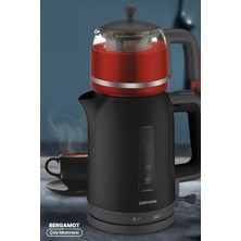 Allians Bergamot 2200W Cam Demlikli Bpa Içermeyen Çay ve Su Isıtıcı