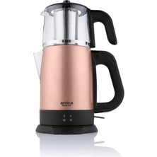 Allians Şık Rose Cam Çay Makinesi, Demli Stil Nacario Arnica IH33200