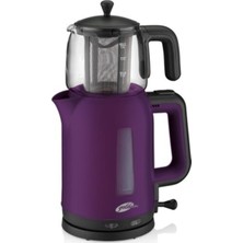 Allians Cam Demlikli Çay Makinesi PT-3208 Protea 2200, Pratik ve Şık Tasarım