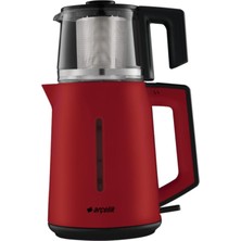 Allians Kırmızı Renkli Hızlı ve Pratik Çay Demleme Cihazı