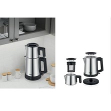 Allians Grande Çelik Çay Makinesi ve Su Isıtıcı, Otomatik Sıcak Tutma Özelliği