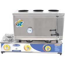 Allians 60 Litre Doğalgazlı Lüx Çay Seti, Şık ve Kullanışlı Tasarım