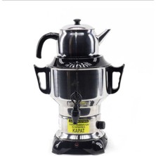 Allians Elektrikli Çelik Semaver 60 Bardak, Sıcak Içecek Keyfi Için Ideal