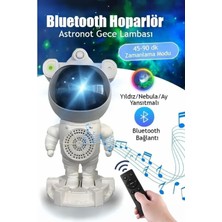 PremiumPort Galaksi Işık Projektörü ve Bluetooth Hoparlör, Yatak Odası Gece Lambası