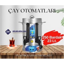Allians 250 Bardak Çay Otomatı, 23 Litre, Plastik Basmalı Musluklu