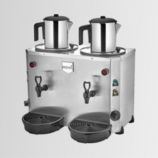 Allians DE15 Çift Demlikli Elektrikli Jumbo Çay Makinesi 9+9 Litre, Pratik ve Şık