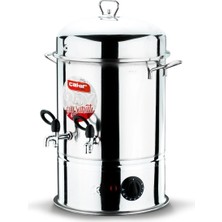 Allians Elektrikli Semaver Metal Musluk 80 Bardak, Pratik ve Dayanıklı Tasarım