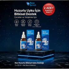 Nurse Harvey's Nox Bitkisel Uyku Damlası 50 ml x 2 Adet - Bebek Çocuk ve Yetişkin Avantaj Paketi