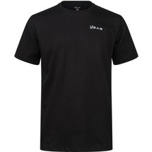 2AS Admin Erkek Sıfır Yaka Siyah T-Shirt Siyah