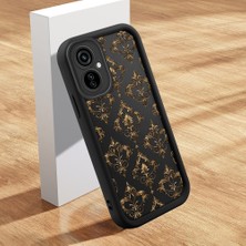 HONTINGA Tecno Camon 19 Neo ile Uyumlu Kılıfı Düşüme Önleyici Basitlik Anti Düşme Kamera Korumali Retro Deseni Siyah Desen Yumuşak Silikon Telefon Kılıfı Kadın ve Erkek Için Uygundur K2-0371