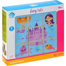 Ofisinn MGS-5664 Eğitici Oyuncak Resimli Küpler 9lu Oyuncak Puzzle Bebek Oyuncakları